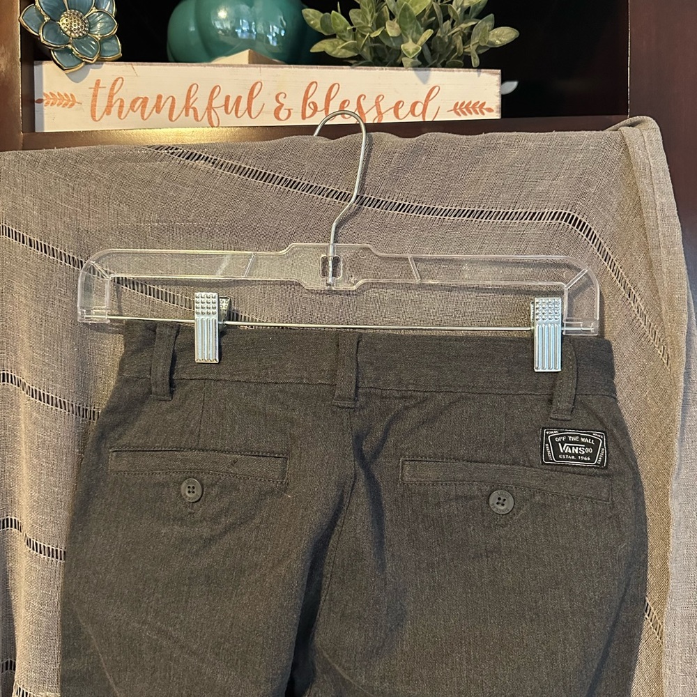 Boys size 14 gray casual pants. Gently worn.